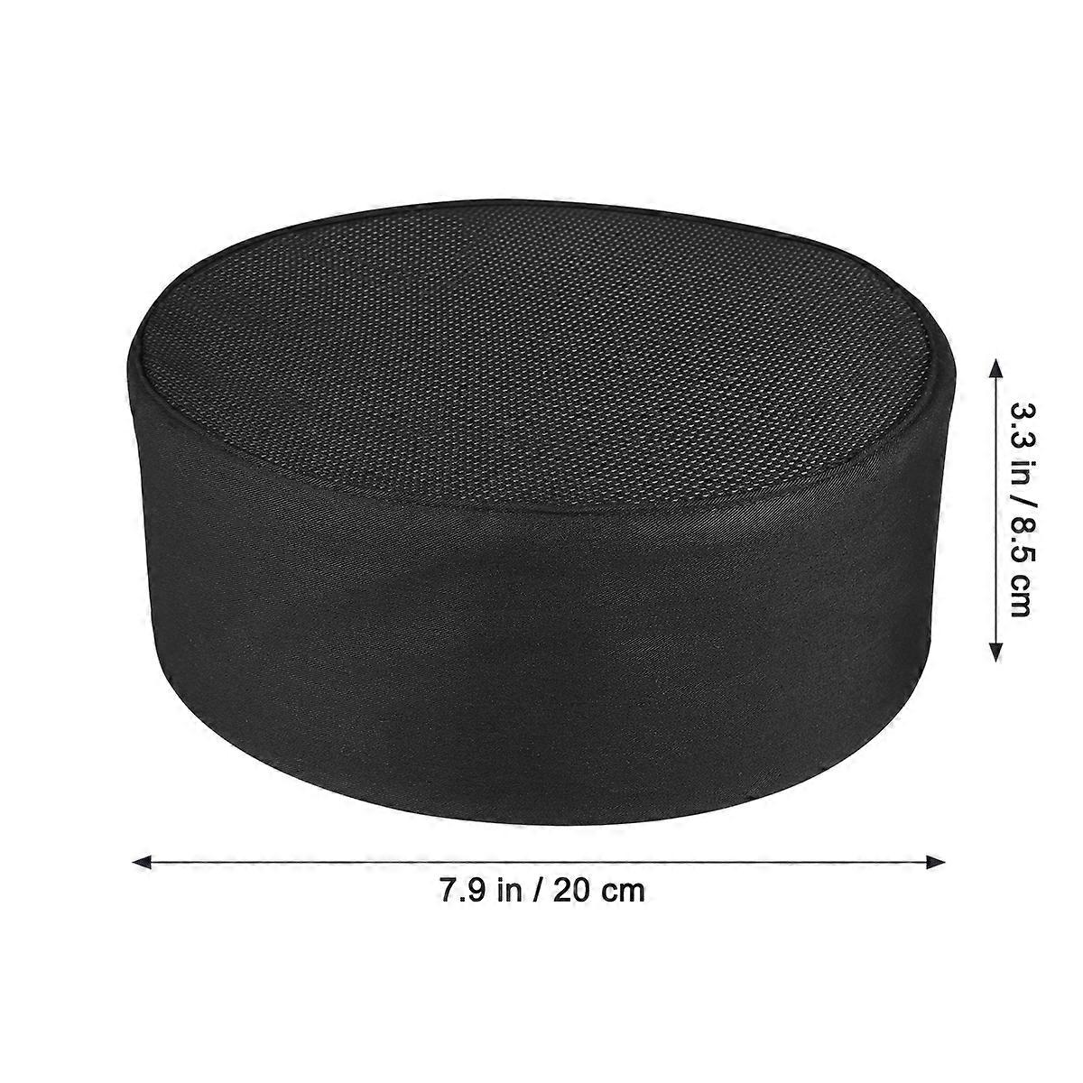Catering Skull Hat Breathable Mesh Adjustable Strap For Chefs Cooking Black 1Pack