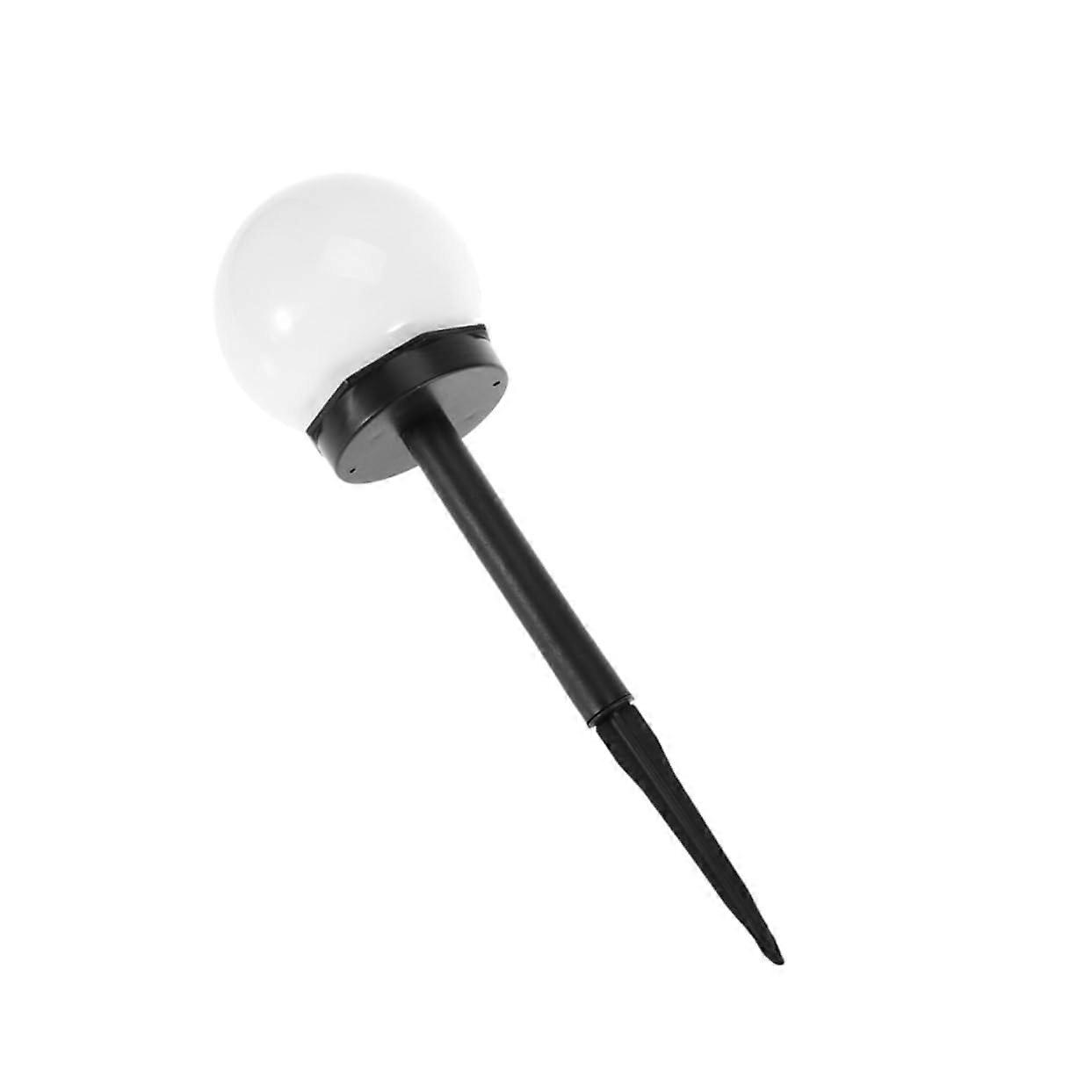 Solar-Powered Round Ground Plug Light for Outdoor Garden, Easy Installation Landscape Lighting for Pathway, Pool, and Patio