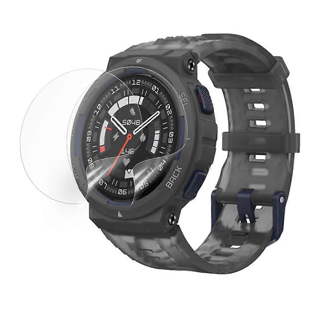 Huami Amazfit アクティブ エッジ ウォッチ スクリーン プロテクター高透明 TPU スクリーン フィルムと互換性のある 2 個 / パック