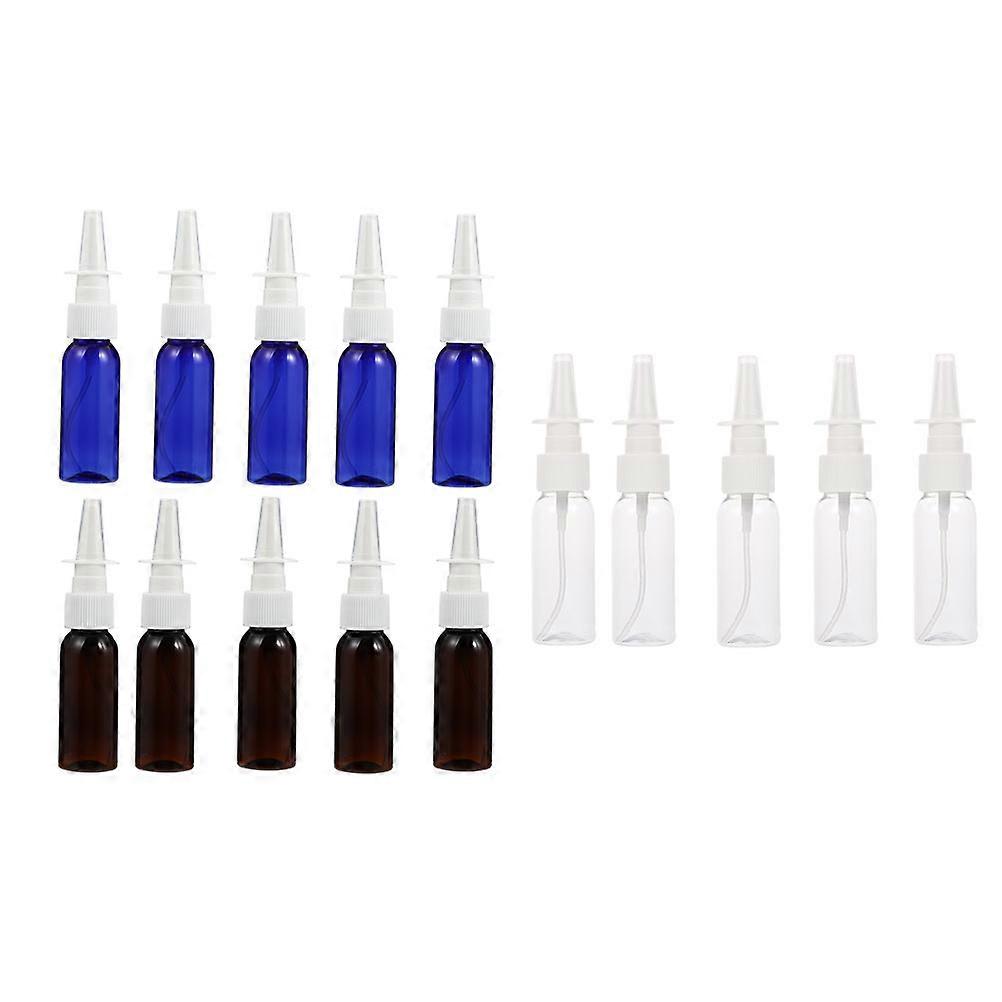 Nasal Spray Bottle Empty Bottles for Storage 15Pcs Travel Cosmetic Sub Bottles