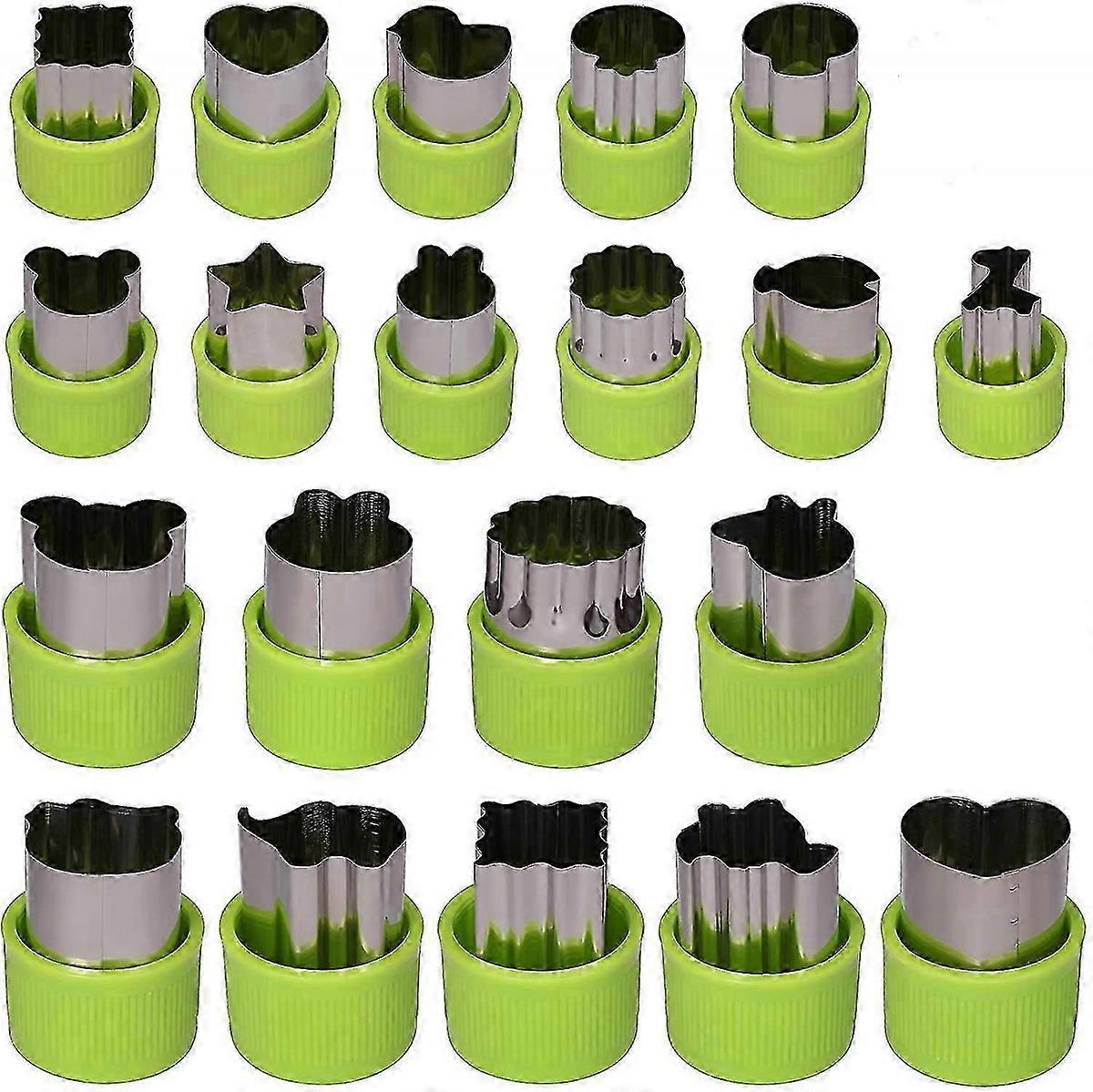 20-Piece Biscuit Vegetable Cookie and Fruit Cutting Tool Set