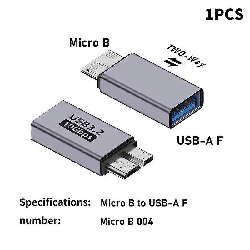 Micro B USB C 3.0 Male to Type C Female Adapter Type-C USB3.0 Micro B Connector for External Hard Drive Disk HDD Cable Adapter