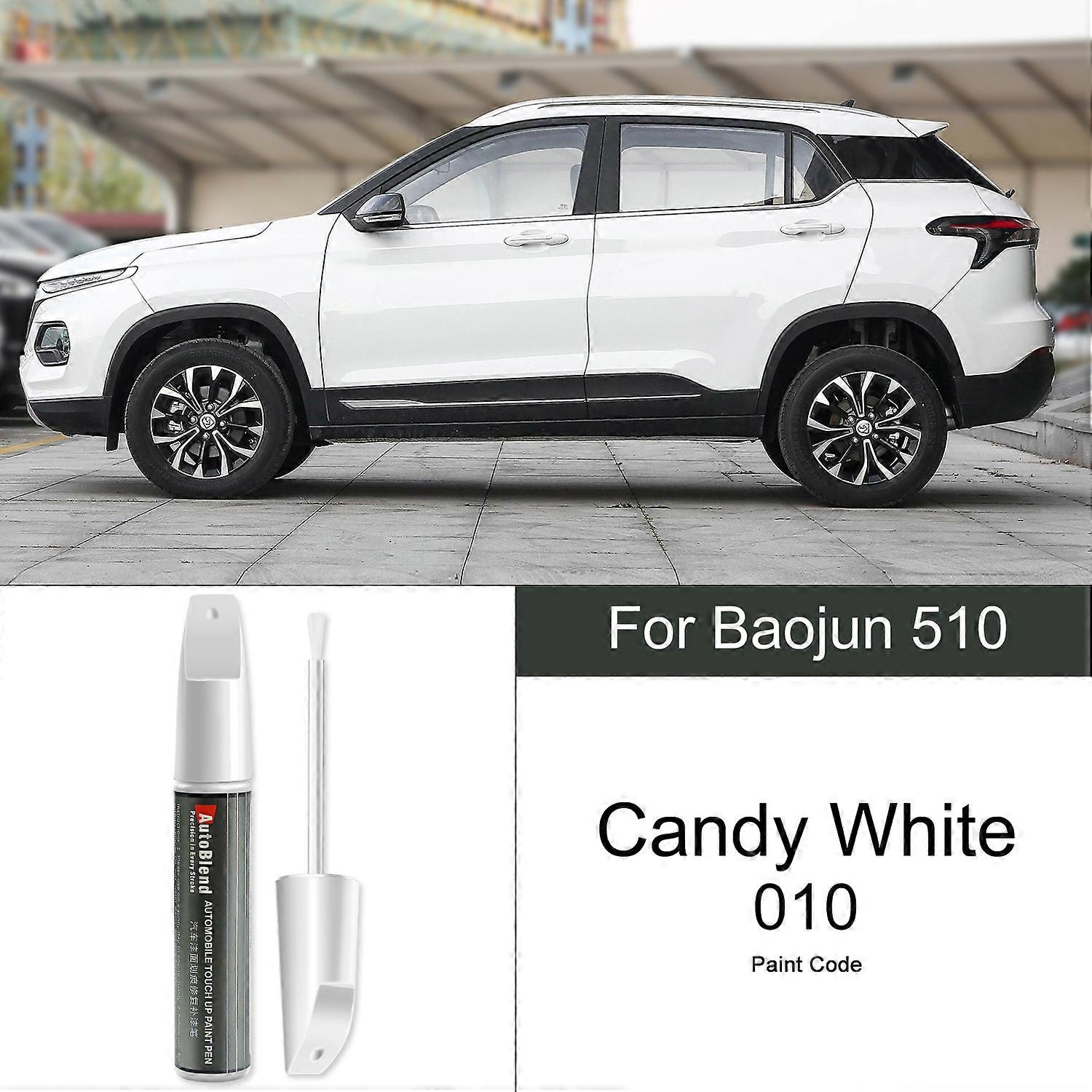 Compatible Paint Repair Pen for Baojun 510 Precise Color Matching Scratch Removal and Clear Coat Pen To Restore Paint Gloss and Texture