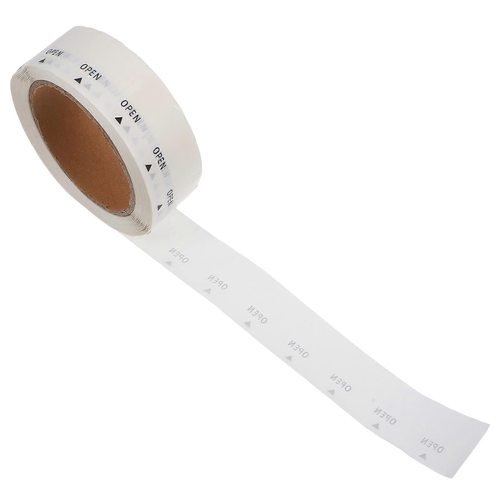 Open Stickers Clear Label for Bottles 5000Pcs Round Waterproof Stickers