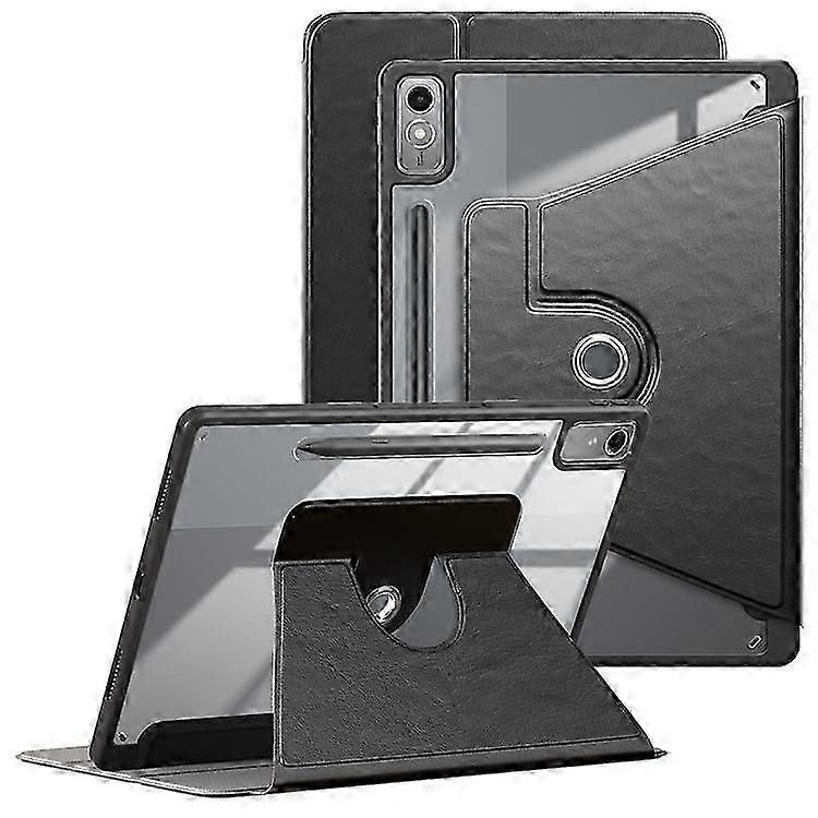 متوافق مع Lenovo Tab P12 TB371FC Case Leather + أكريليك + TPU غطاء قرص مع استيقاظ / نوم تلقائي