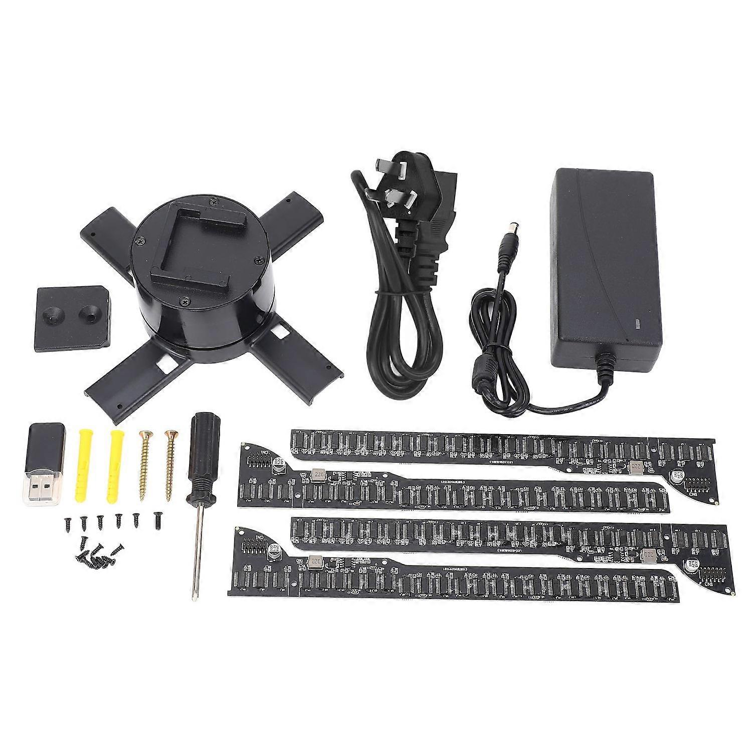 Feature:
1. High Resolution Display: Offering a resolution of 1600x512P, the 3D hologram fan ensures