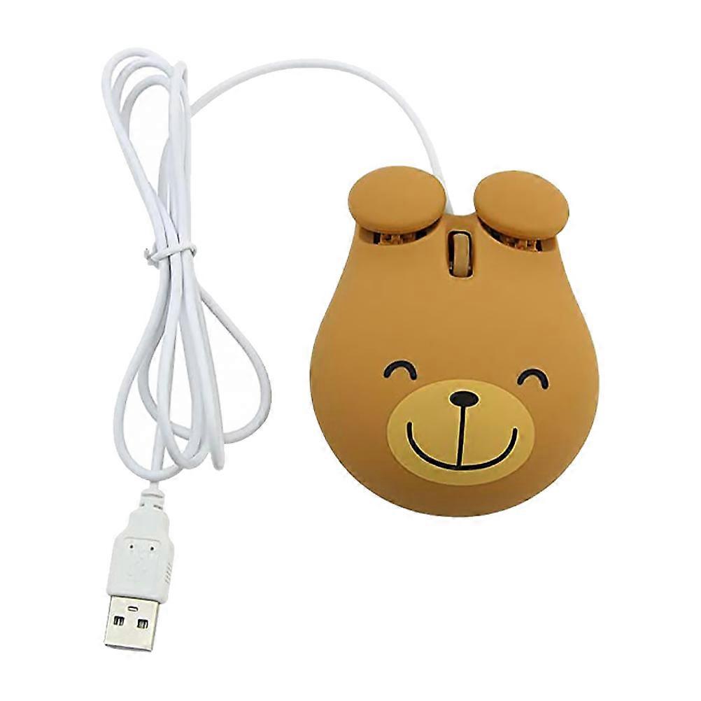 Little Bear Gaming Mouse Wired Multifunctional Computer Mouse 3Pcs