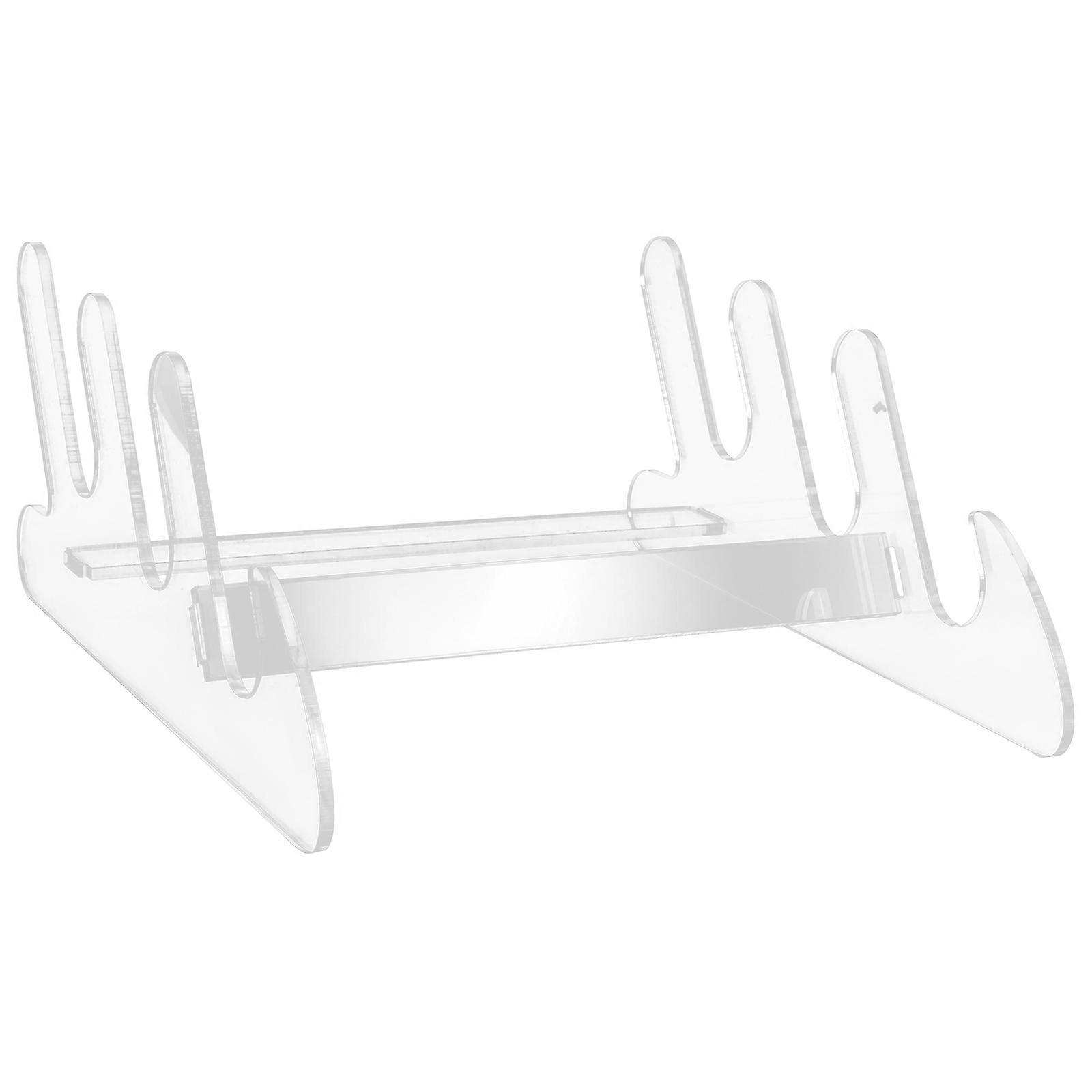 Transparent Keyboard Storage Riser Designed For Office Use Functional Acrylic Display 1 Set