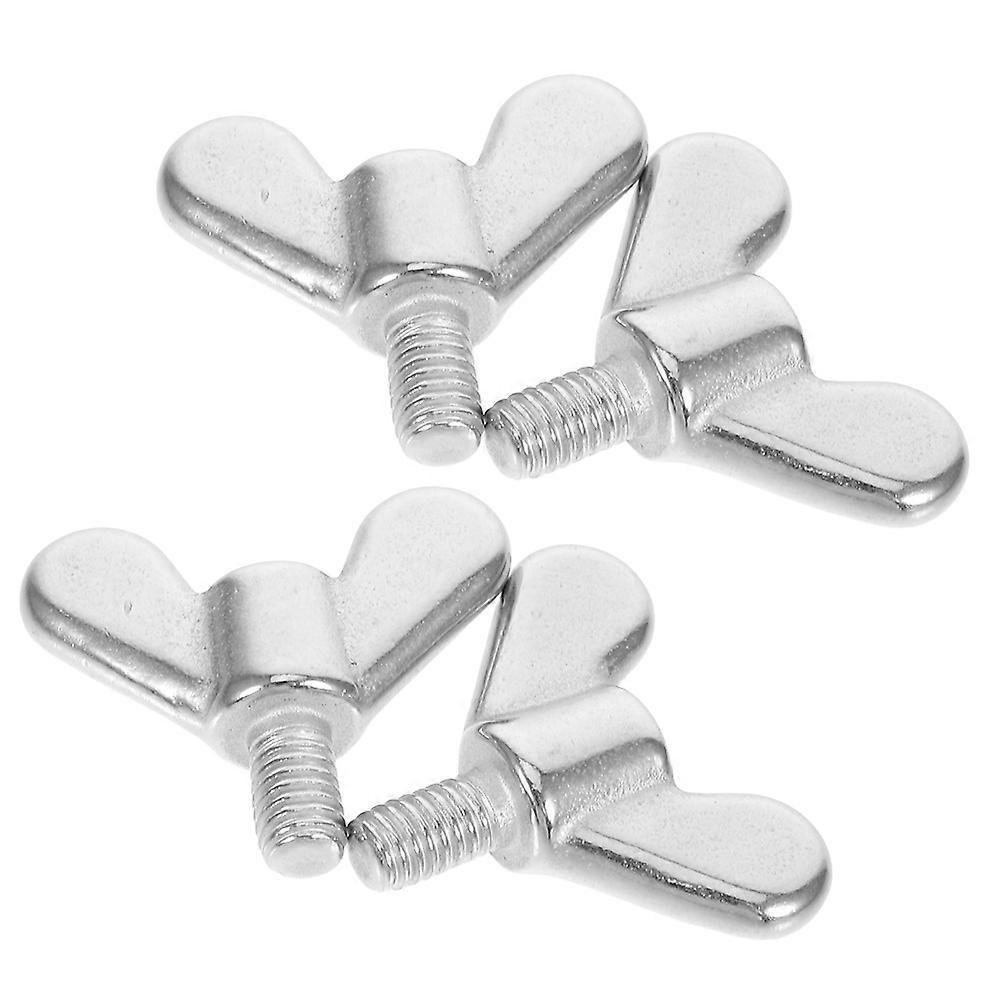Stainless Head Thumb Screws for Machine Fastening 12Pcs