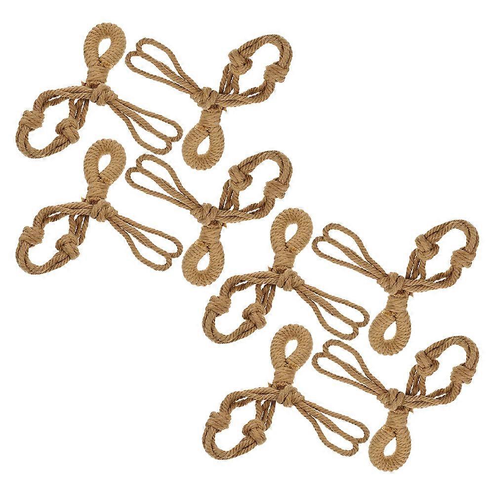 Hanging Basket Planter Adjustable Plant Hanger Extender 16Pcs Brown