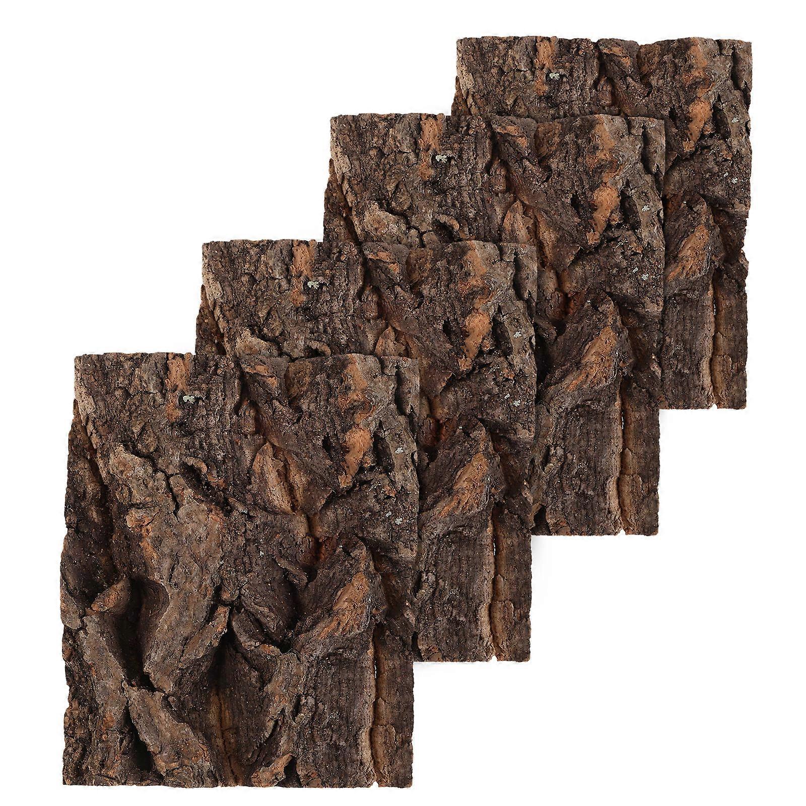 Reptile Bark Tree Bark Climbing Platform and Hideout 20Pcs for Terrarium