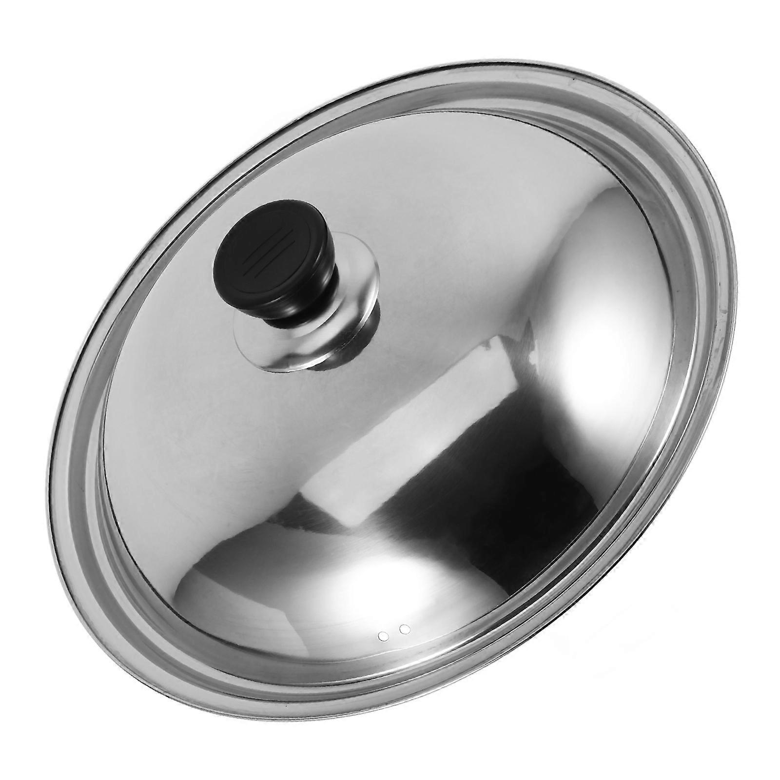Pan Cover Multi-Function Pot Lid for Kitchen Use Household Silver Stainless Steel