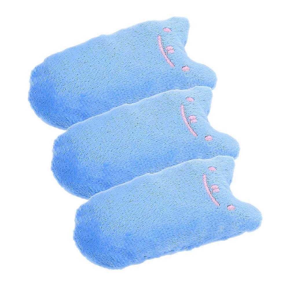 Plush Cartoon Catnip Chewing Toy For Pet Cats Comfortable Playtime 12Pcs