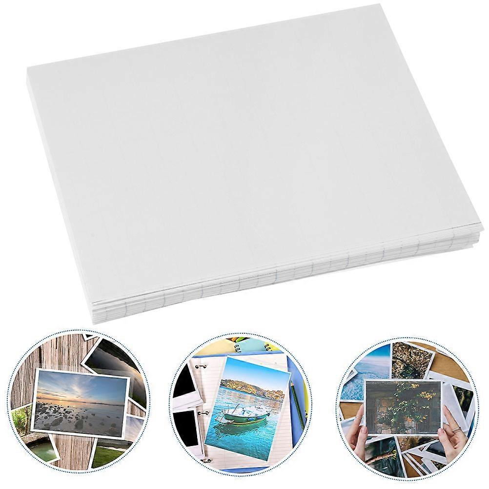 Laminator Sheets Photo Sheets Protectors Featuring Glossy Finish 60Pcs