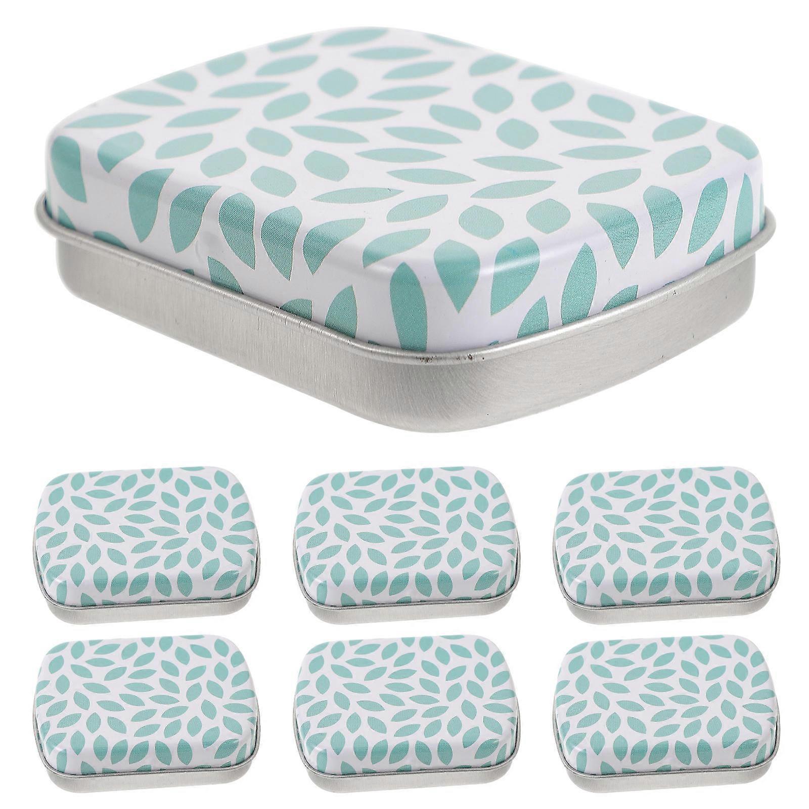 12 Pcs Empty Sundries Organizer Small Tin Box Storage Container For Organization 1.5 X 5 X 6cm Durable Design