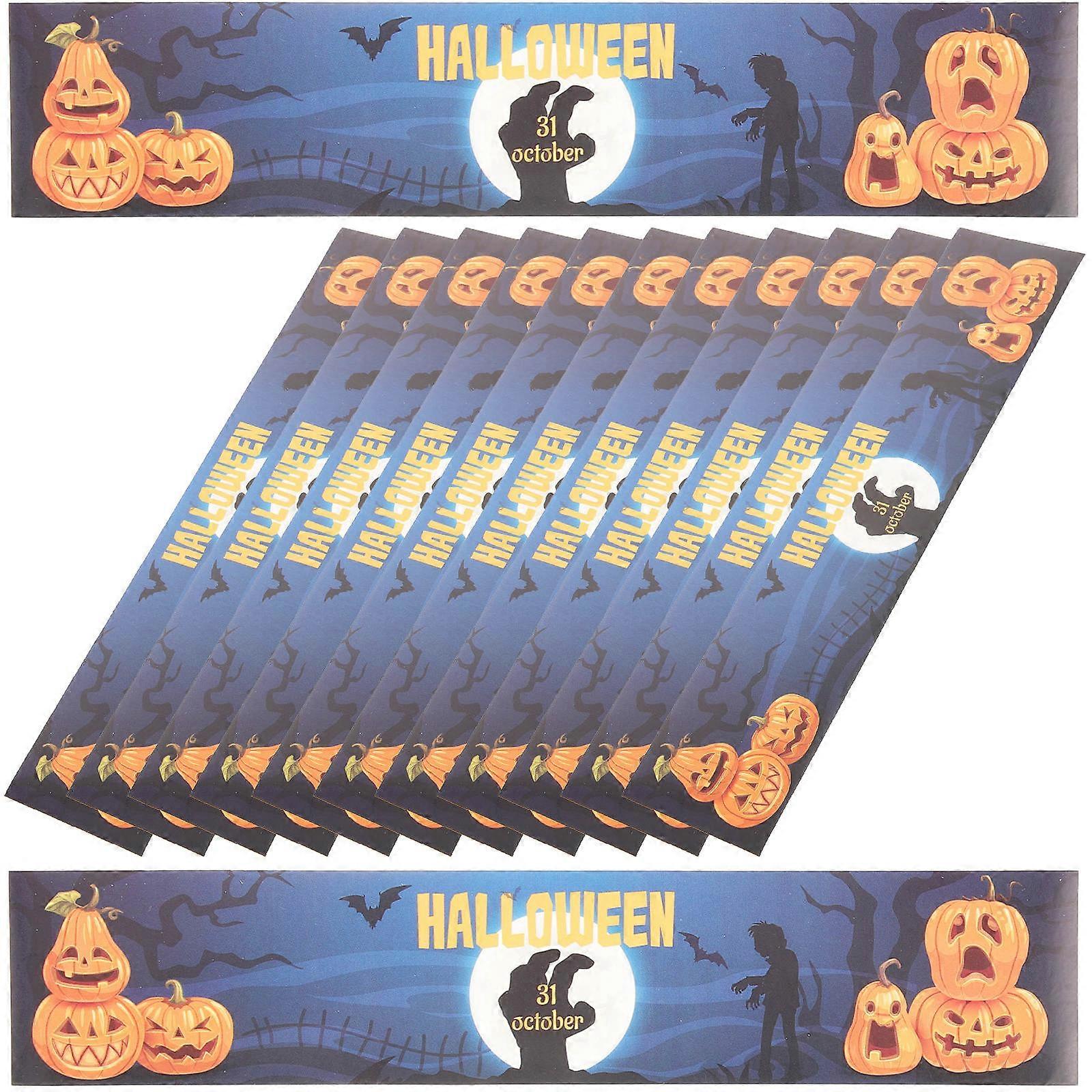 Halloween Adhesive Bottle Stickers Decorative Labels for 24Pcs