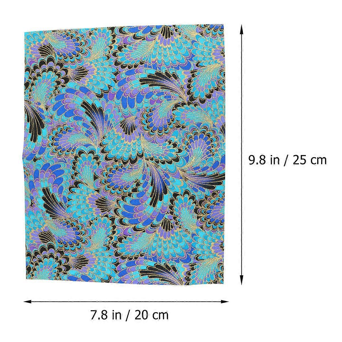 Quilting Fabric 10Pcs Assorted Color Cloth Sheet for Party Home Decor 25x20x0.1Cm Crafting