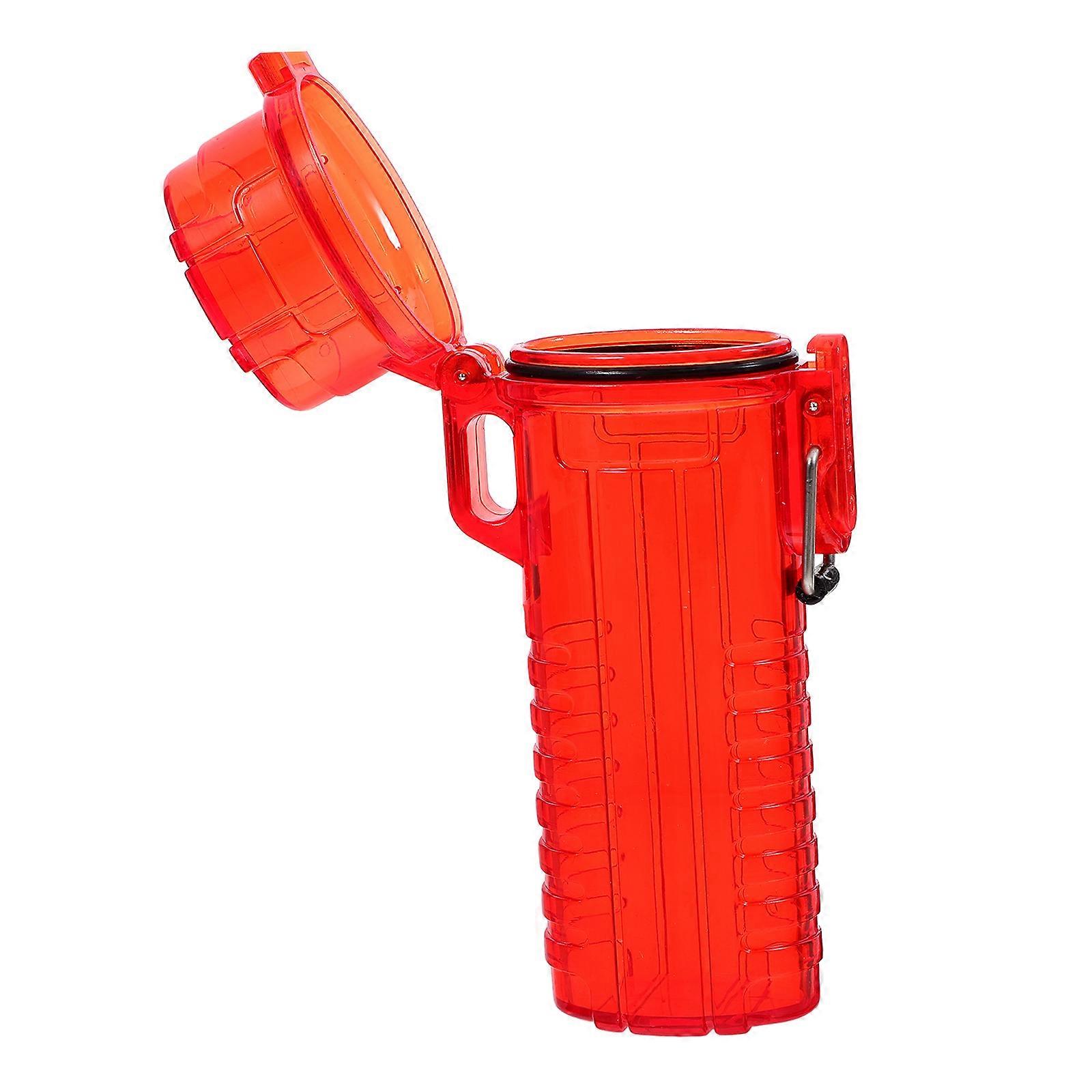 Lighter Sleeve Protective Case for Protecting Lighter Cover Red Plastic