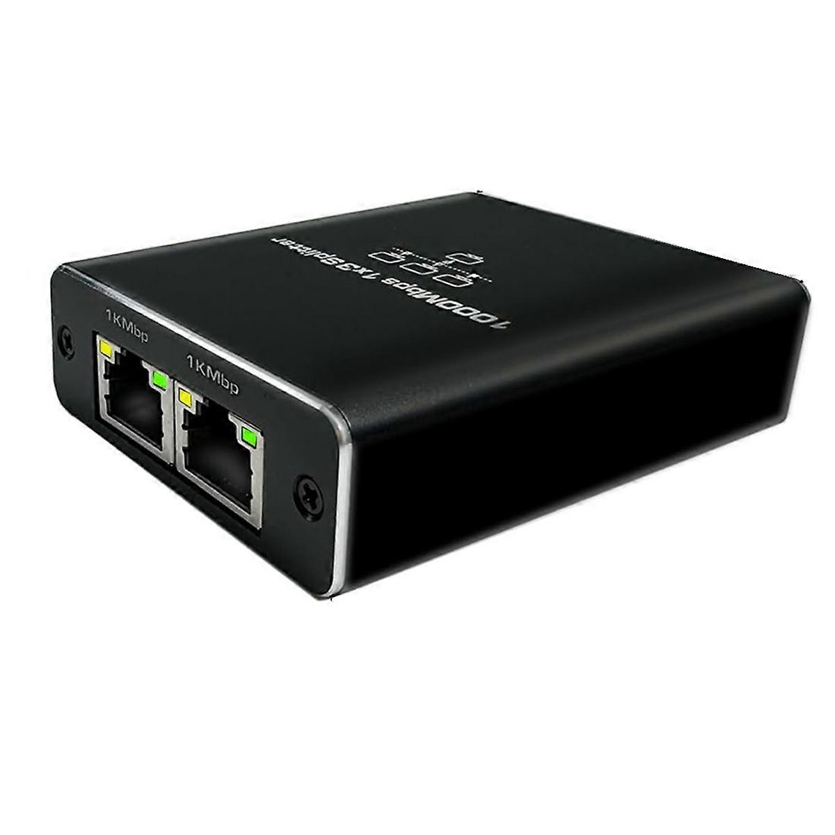 Gigabit Ethernet Splitter High Speed 1 to 3, 1000Mbps LAN Splitter RJ45 Splitter Adapter for Cat5/5