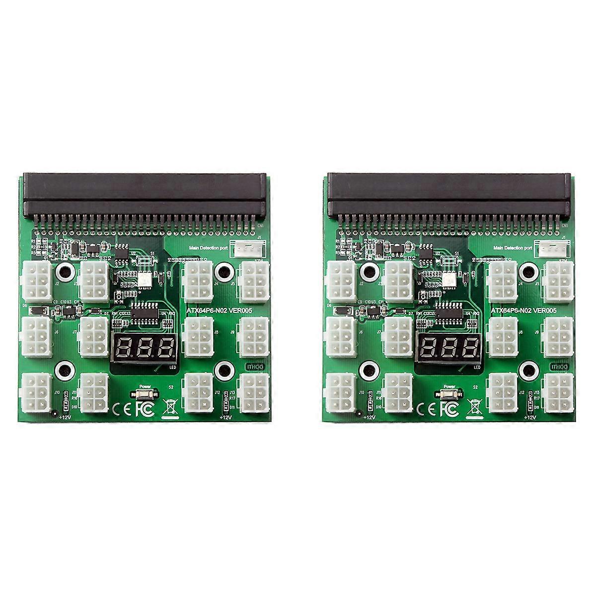 Breakout Board for 1200W 750W PSU GPU Miner Mining BTC ETH