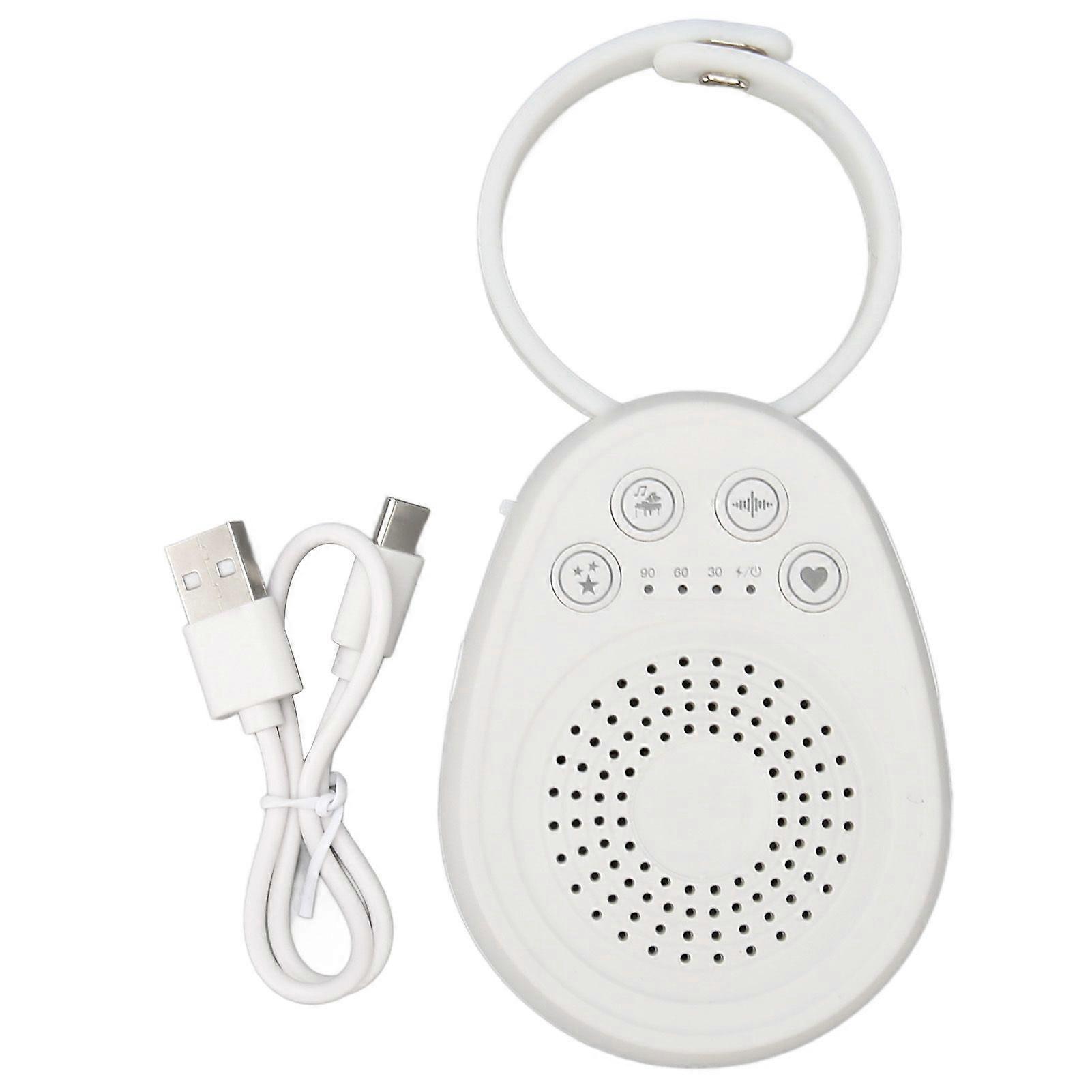 White Noise Sleep Sound Machine Built in 20 Sound Sources Portable White Noise Machine with Timer Function for Baby