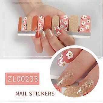 20 Nagellackfolien Nagelsticker 3D dreidimensionale Heißpräge-Nagelsticker ZL-0233 blankes Stück + Nagelfeile
