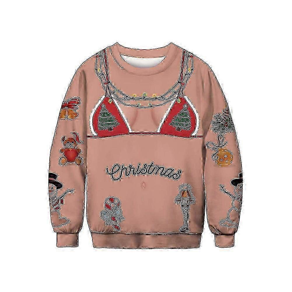 julen kvinners menn stygge julegenser genser tunika