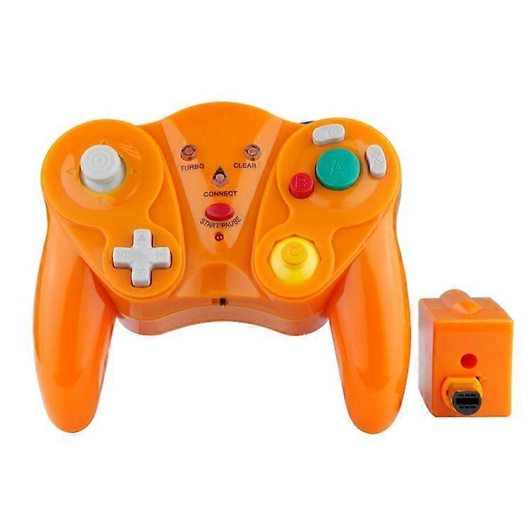 2.4HGz Wireless Gamepad For Nintendo NGC (Orange)