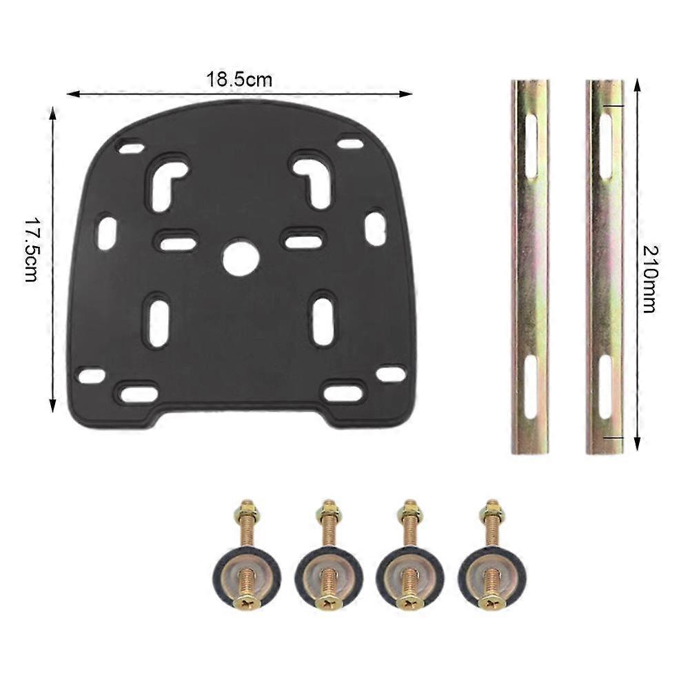 Universal Motorcycle Tour Pack Quick Release Base Plate Durable Plastic Anti Rust Easy Install Mounting Bracket