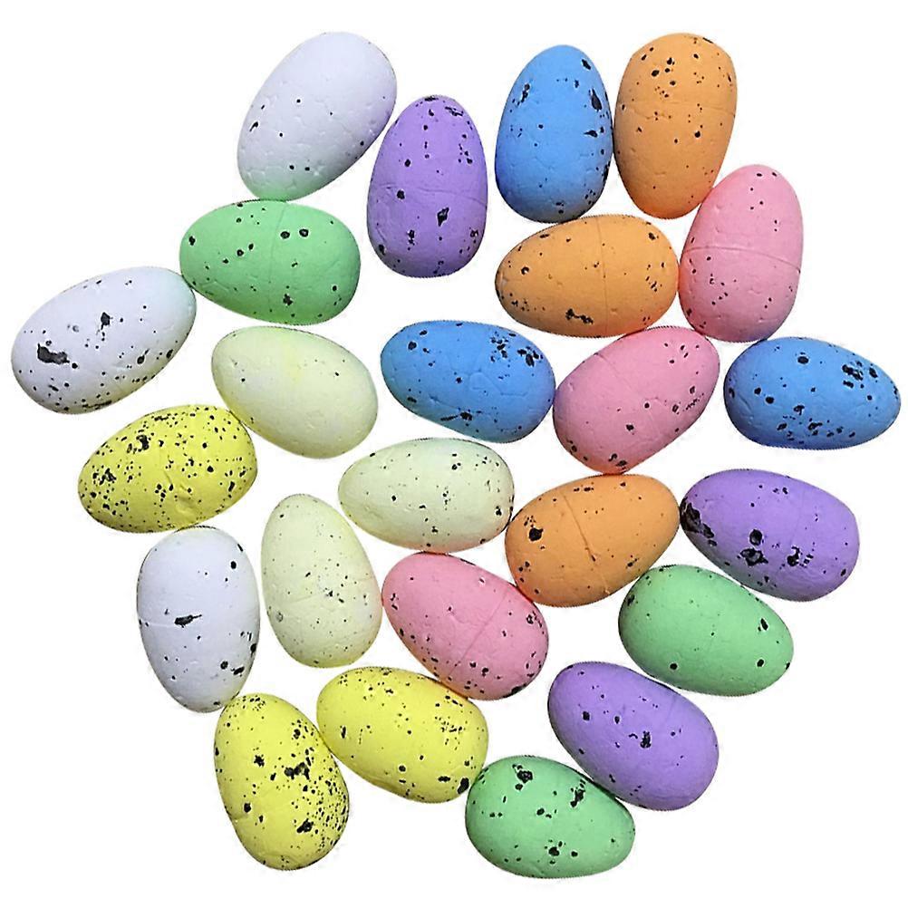 Miniature Foam Easter Egg Decor Colorful Eggs for Decor 1000Pcs