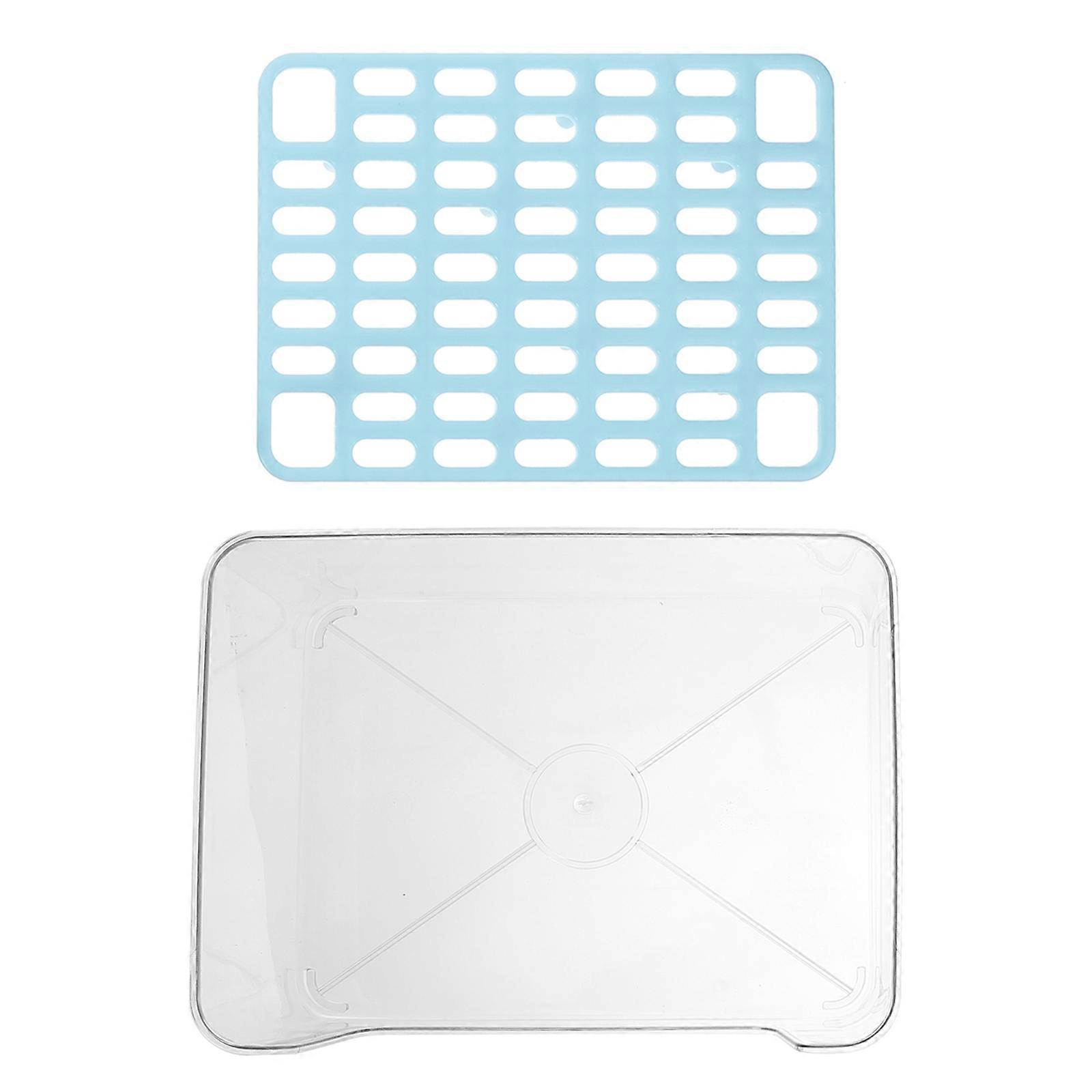 Rabbit Litter Box 2Pcs Transparent Pet Toilet Suitable For Small Animals Like Guinea Pig And Hamster Assorted Color Potty Training 30X22X13cm