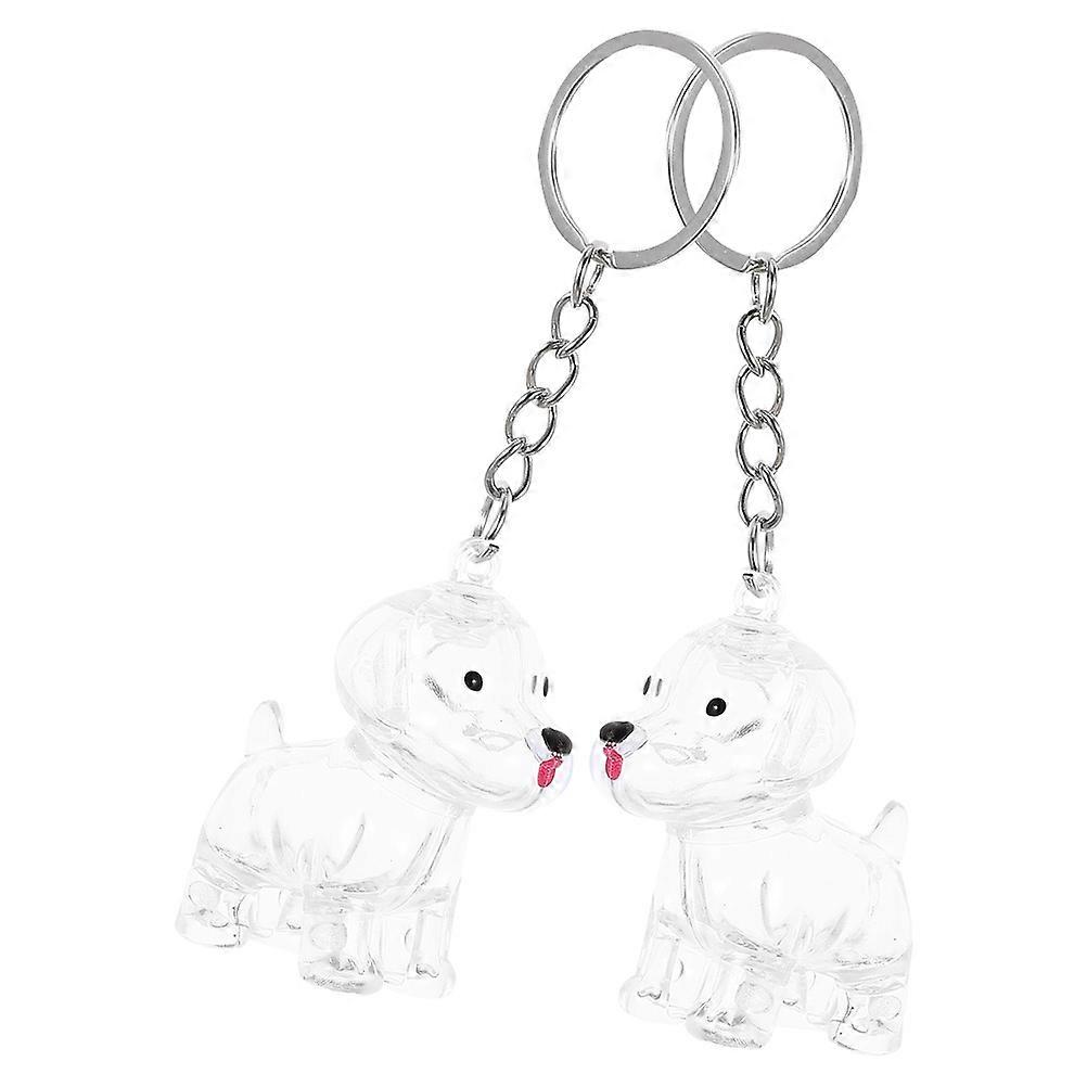 Pet Hair Keepsake Dog Keepsake Holder with Keychain for 2Pcs Memorial Gift