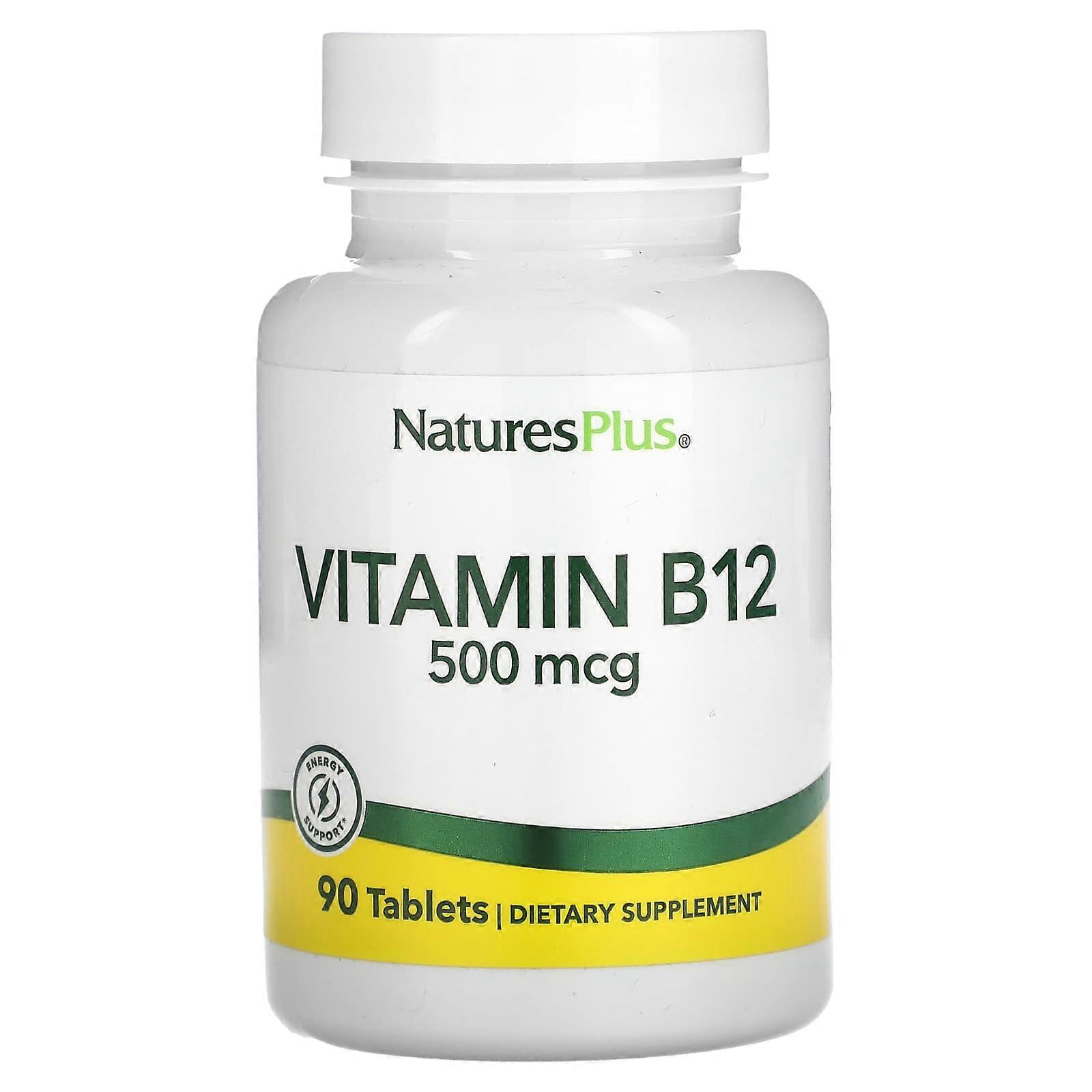 Vitamin B-12, 500 mcg, 90 Tablets