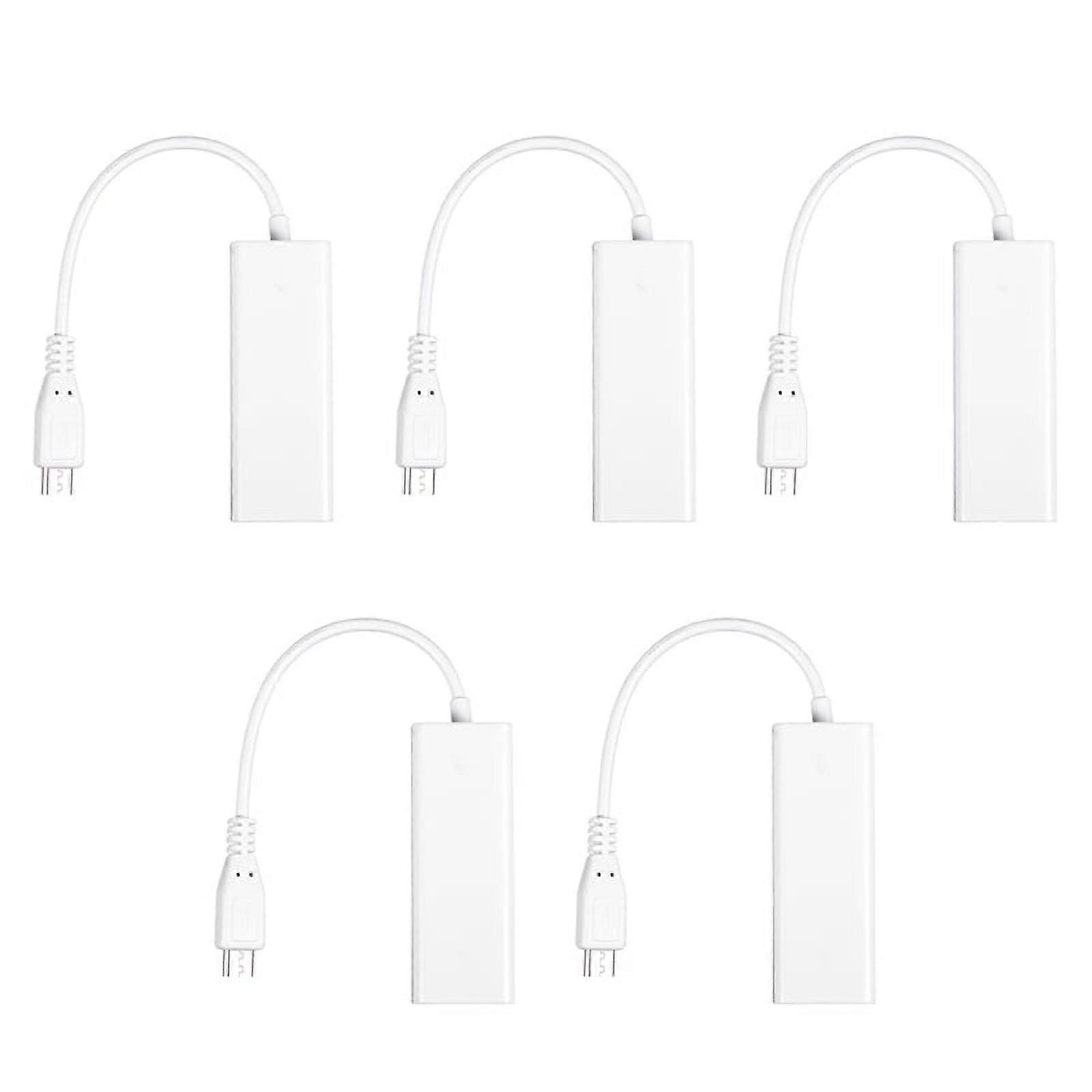 5X Mini USB 5 Pin 10/100 Mbps RJ45 LAN Ethernet Adapter for Tablet PC