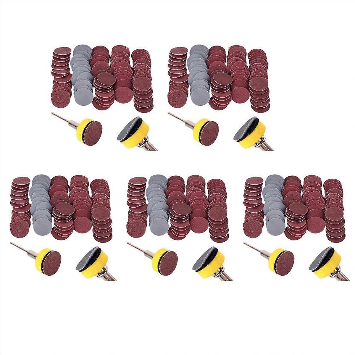 1 Inch 100 Pcs Sanding Discs Pad Kit Hook Loop Sander Backer