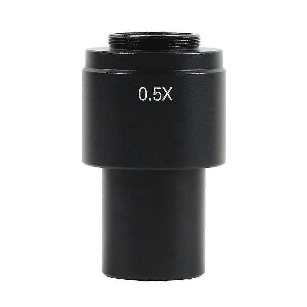 25-26 Microscope Kit 0.35X 0.5X 1X Industry Mono Lens Zoom Lens, 0.7X~4.5X 10A Industry Microscope Lens Microscope Lens Adapters (Color : 0.5X)