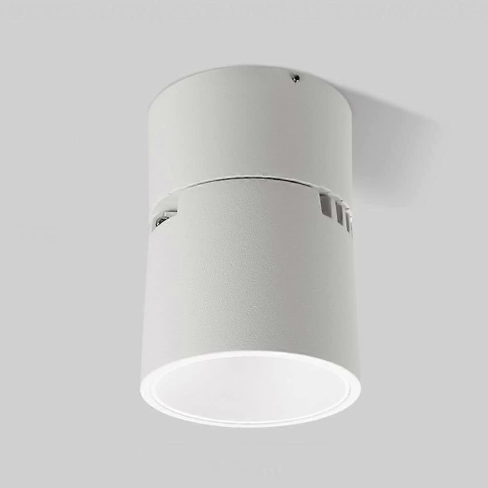 Led Elbow Lights COB Surface Mounted Spotlights Adjustable Angle Ceiling Light White 12W 3000K Corridor Lighting
