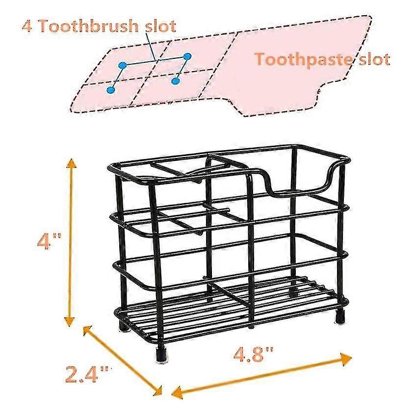 Electric Toothbrush Stainless Steel Bathroom Toothpaste Holder