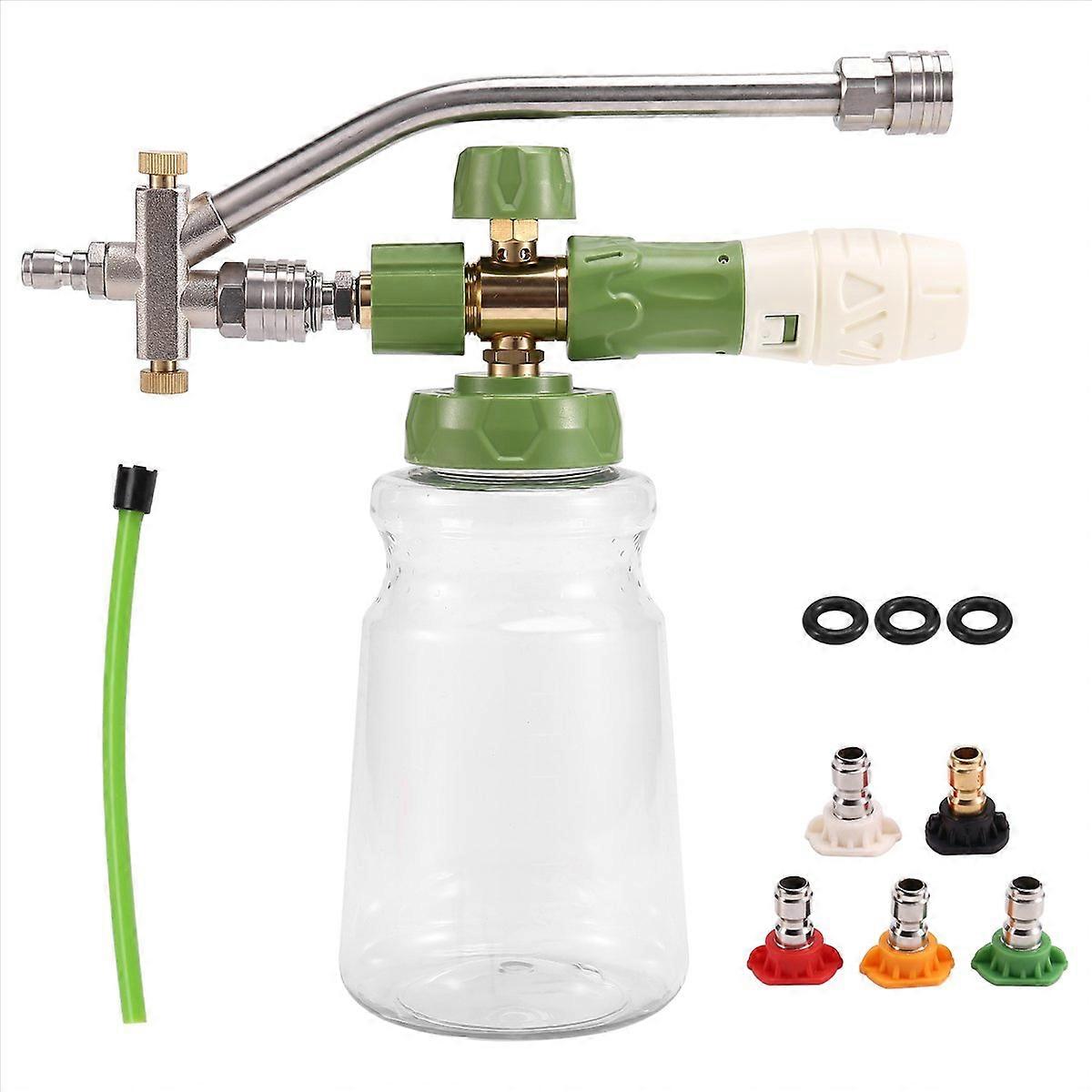 高圧洗浄機用フォームデュアルコネクタアクセサリ、パワーウォッシャーノズル