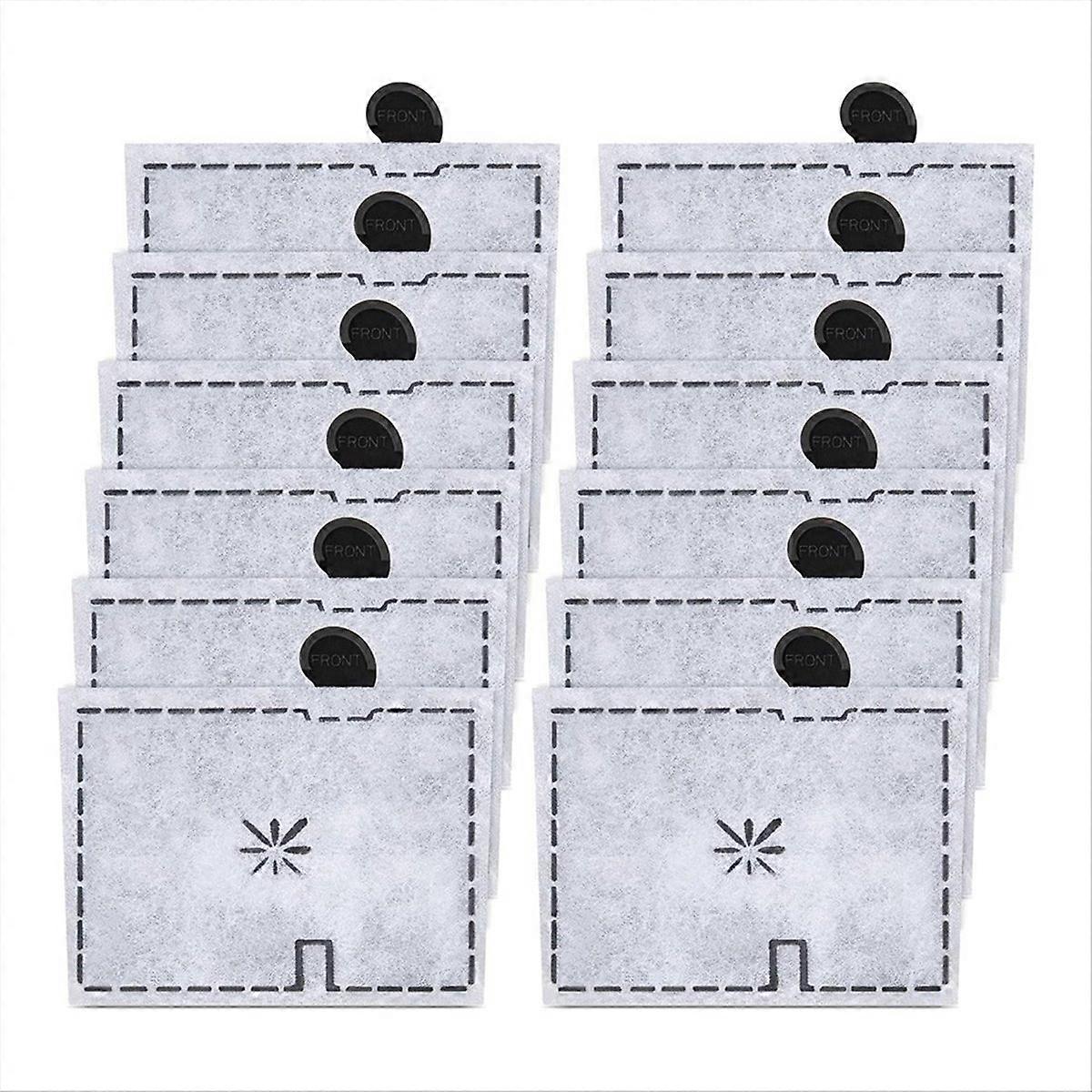 12Packs Small Filters Cartridges for Aqueon QuietFlow Power Filter