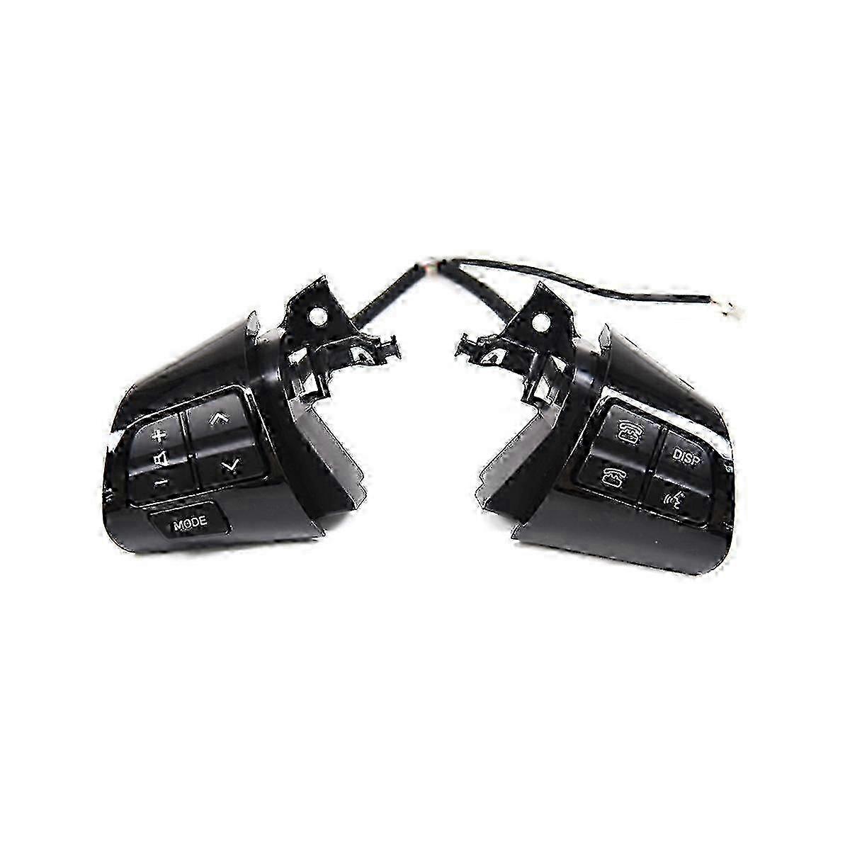 con Steering Wheel Audio Control Button Switch 84250-02230 for / Wish / Altis 2010-2013 Bright Black