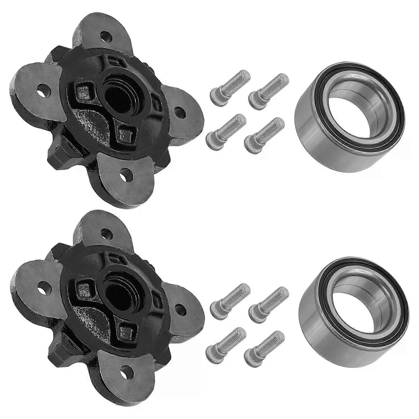 Front Wheel Hubs w/ Studs & Bearings for Polaris RANGER 570 4x4 15-2016 NO.30361