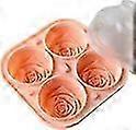 Ice Cube Trays - Ice Cube Tray - Ice Cube Makers - Ice Cube - Whiskey - Summer - Rose Ice Cube Tray - Orange and Pink
