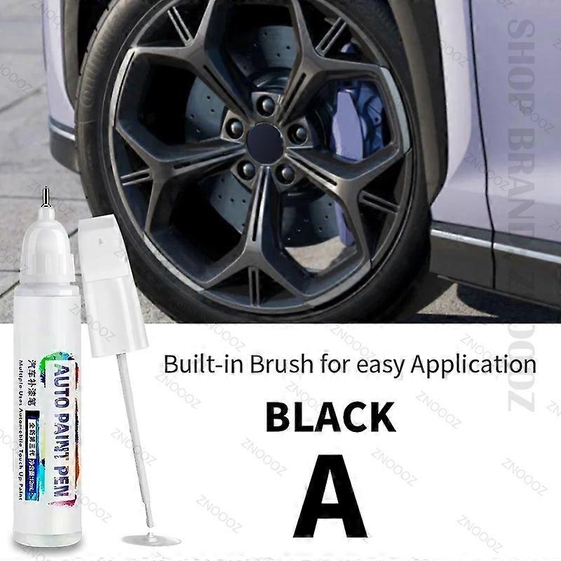 2 stk. for BYD SEAL U Touch Up Lack Felgreparasjonssett Rask og enkel reparasjon av riper i hjulet Felgmaling for bilfelgreparasjon Sølvsvart