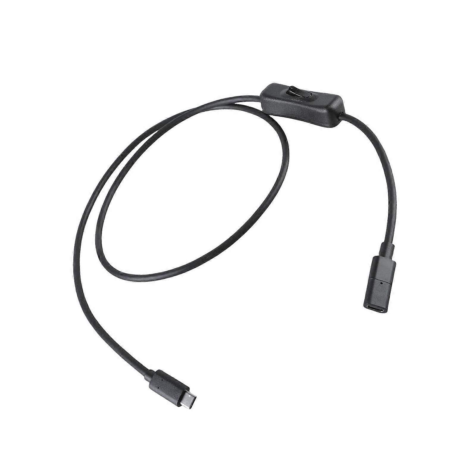 USB Type C Extension Cable USB 3.1 Gen 2 Data Sync Wire with Switching Key Compatible for Laptops Mobile Devices 3.28ft Multicolor