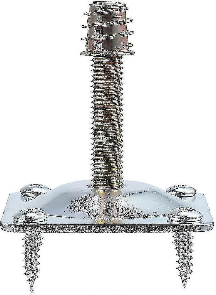 Set Of 4 Fixing Plates For Furniture Legs In Hardware For Fixing 49 X 49 X 2 Mm A