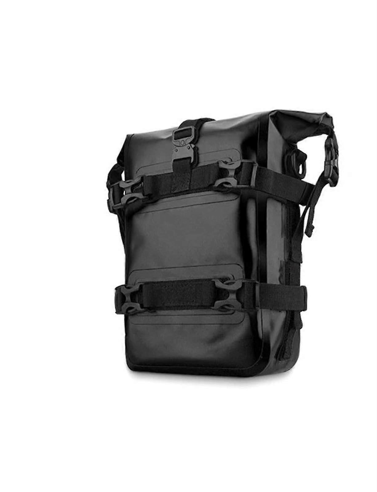 Frame Bag Motorcycle Waterproof Bag With Frame Crash Bars  Tool Placement Motorcycle Racks Black