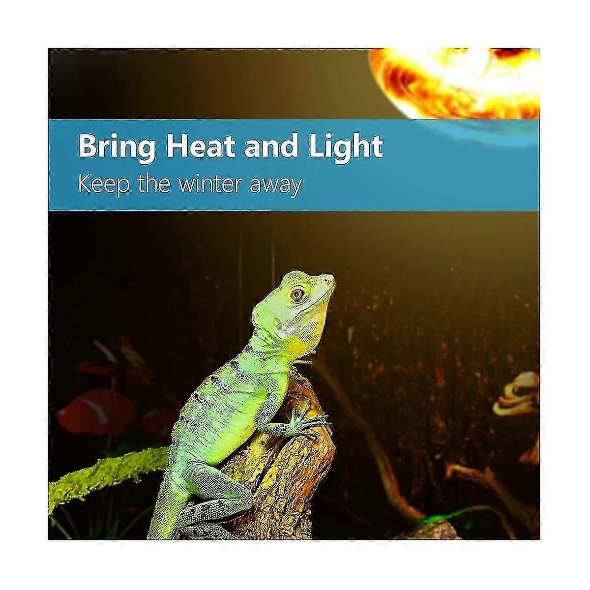 파충류용 태양과 같은 UVB UVA 전구 - 4팩 히트 램프 100W S2024123