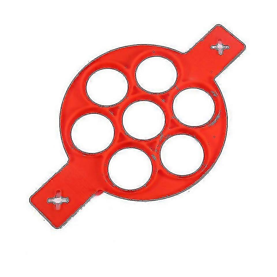 For Egg Ring Non Stick Silicone Mold For Round Eggs Muffinsred