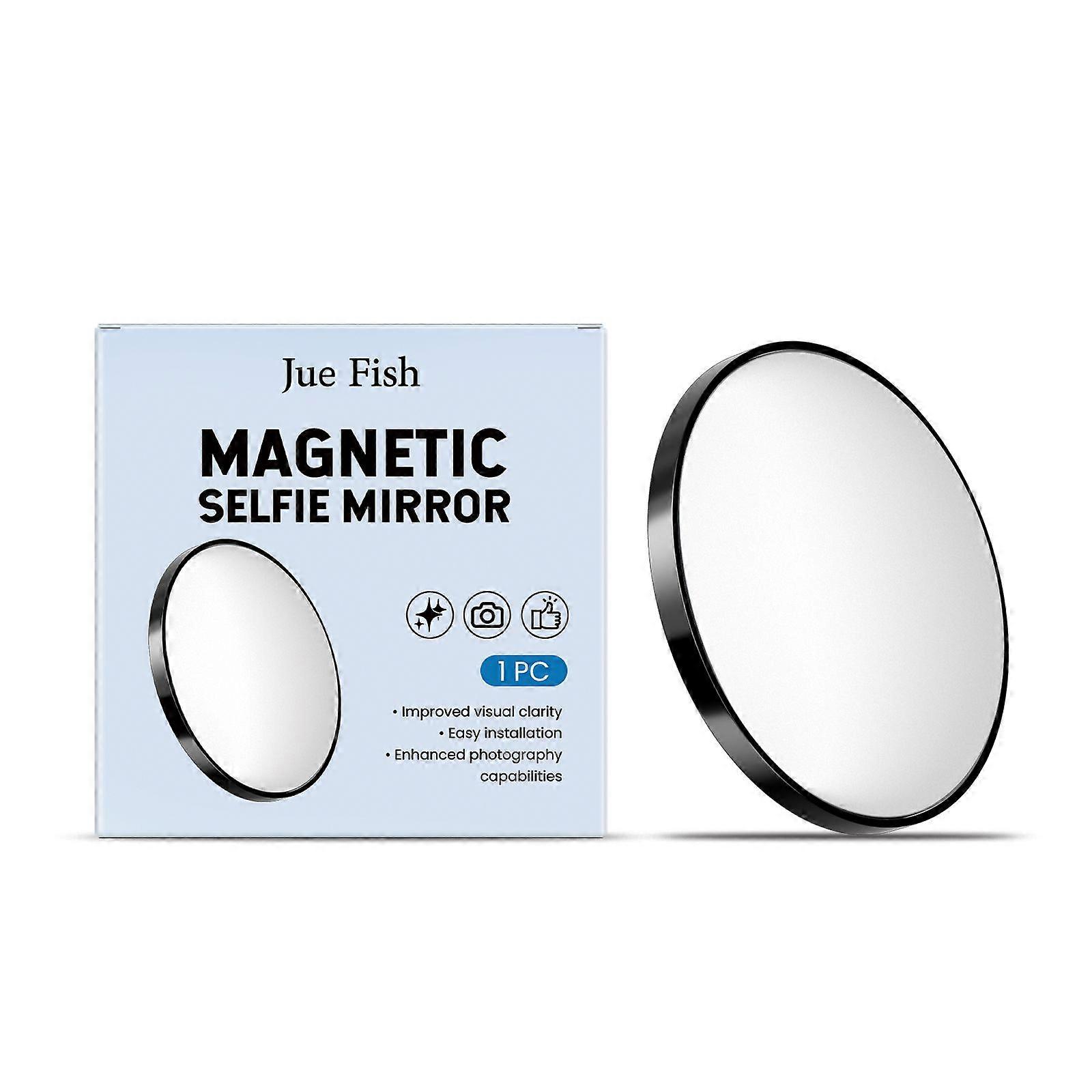 Black Magnetic Selfie Mirror Is Carefully Crafted From Plastic